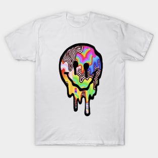 Trippy Drippy Smiley Face T-Shirt